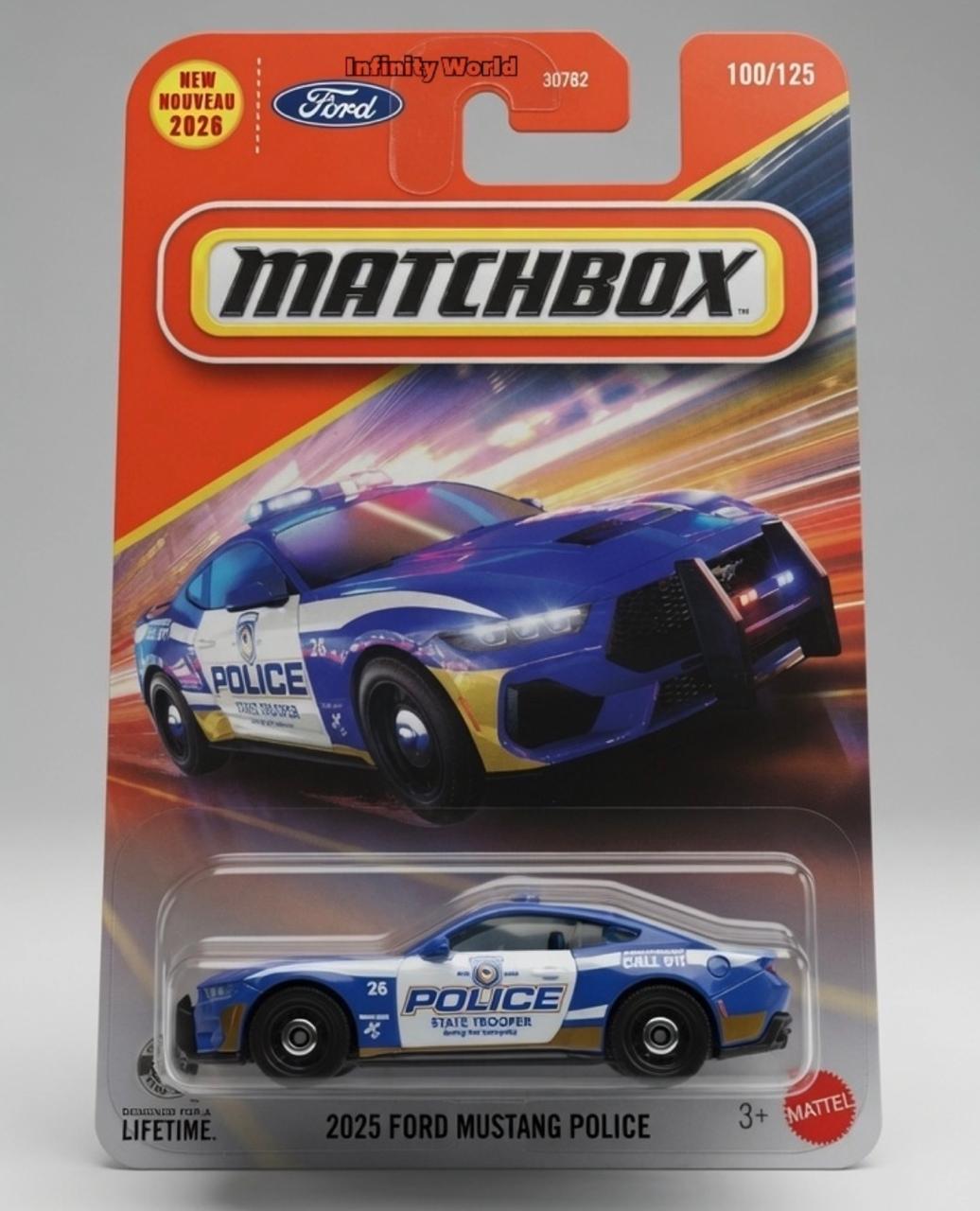 Matchbox 2025 Ford Mustang Police