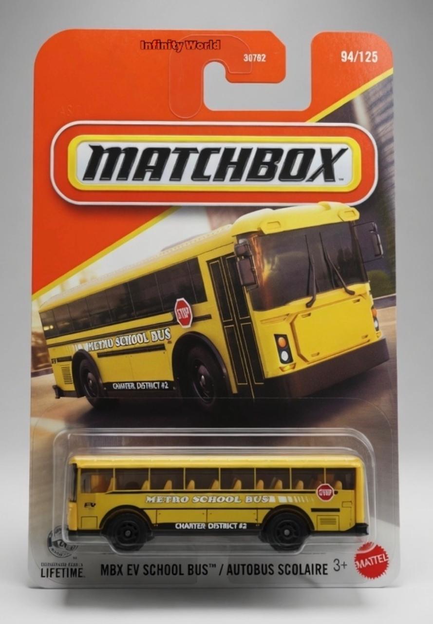 Matchbox Mbx Ev School Bus / Autobus Scolarie