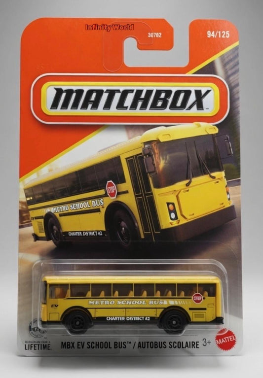 Matchbox Mbx Ev School Bus / Autobus Scolarie