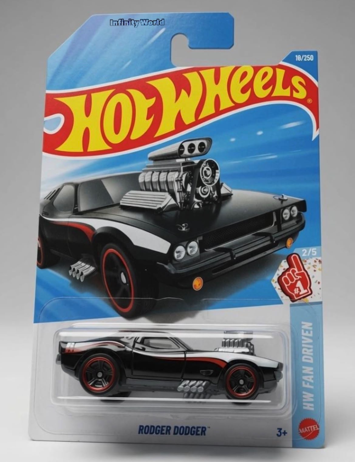 Hotwheels Rodger Dodger Hw Fan Driven