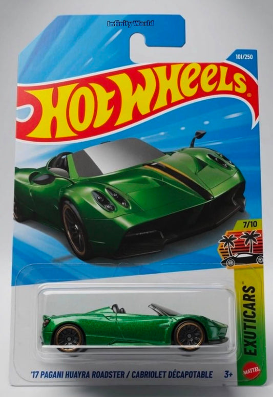 Hotwheels '17 Pagani Huayra Roadster/Cabriolet Decapotable Exoticars