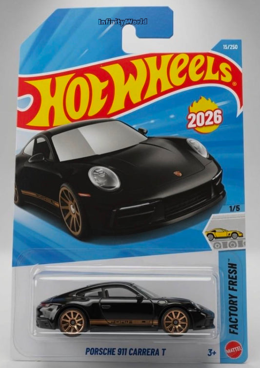 Hotwheels 2026 Porsche 911 Carrera T Factory Fresh