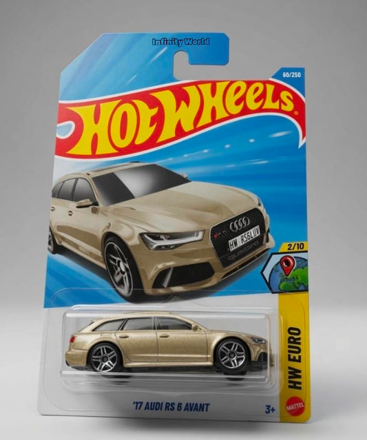 Hotwheels '17 Audi Rs 6 Avant Hw Euro