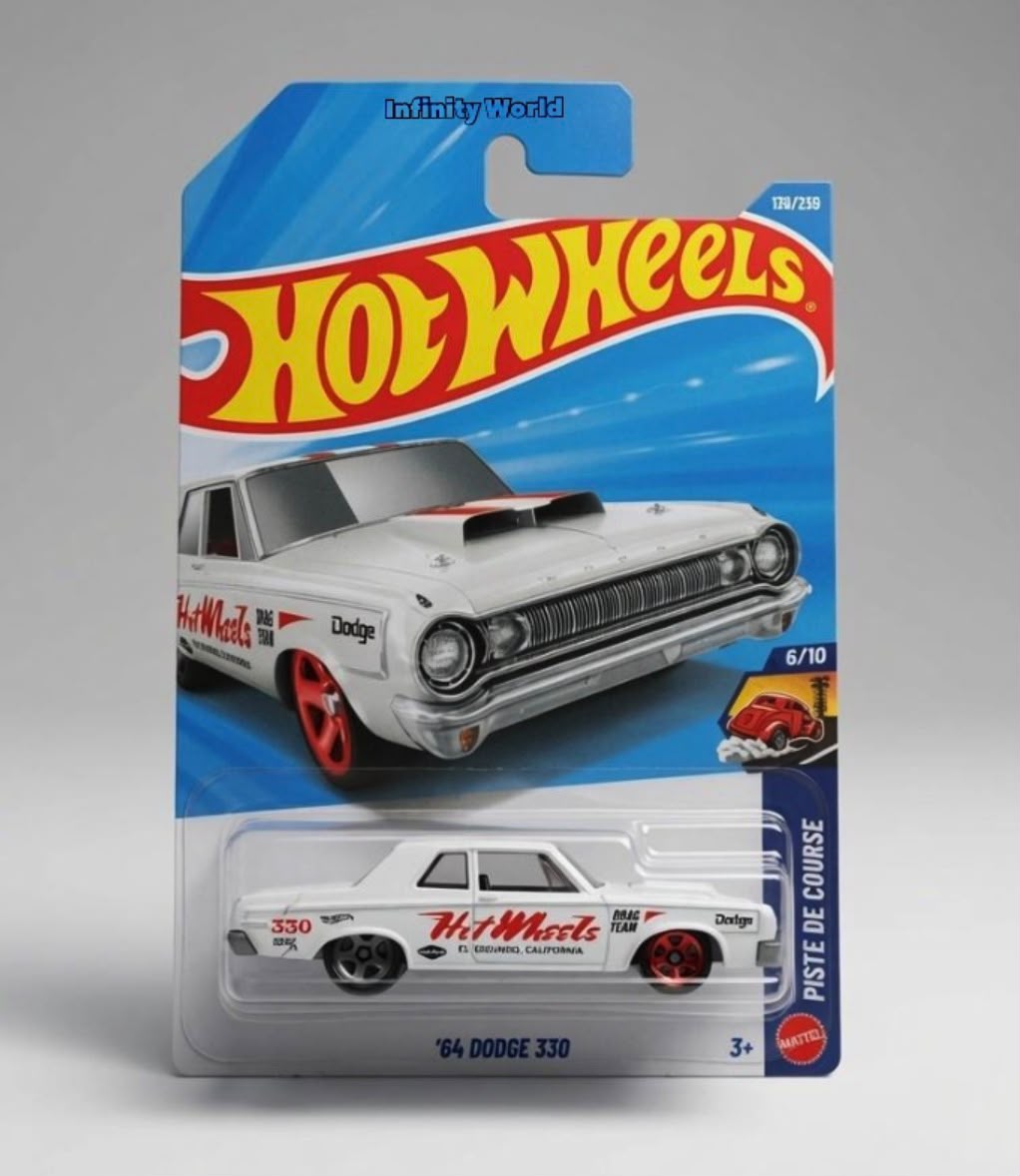 Hotwheels '64 Dodge 330 Drag Racers Piste De Course