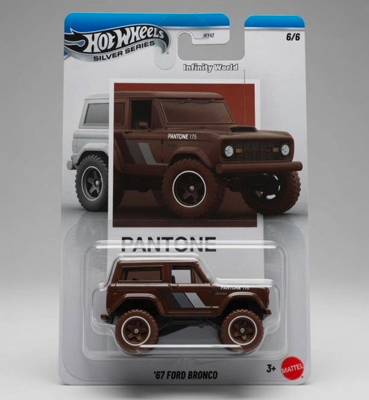 Hotwheels Silver Series Pantone 175 '67 Ford Bronco