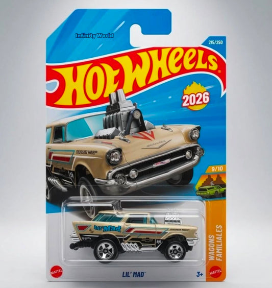 Hotwheels 2026 Lil'Mad Wagon Familiales