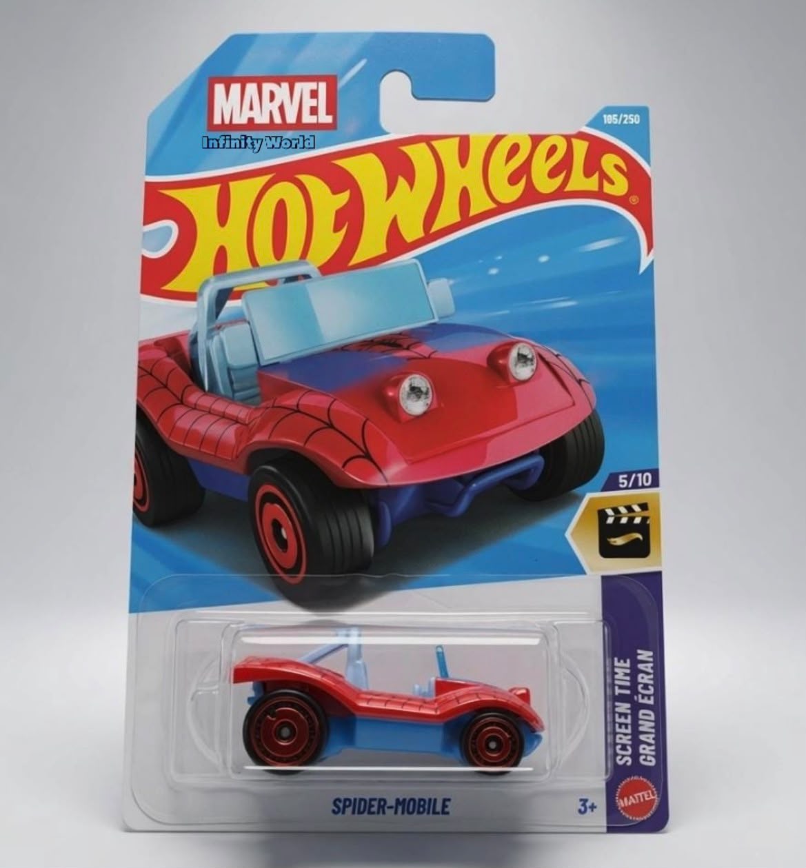 Hotwheels Marvel Spider-Mobile Screen Time Grand Ecran