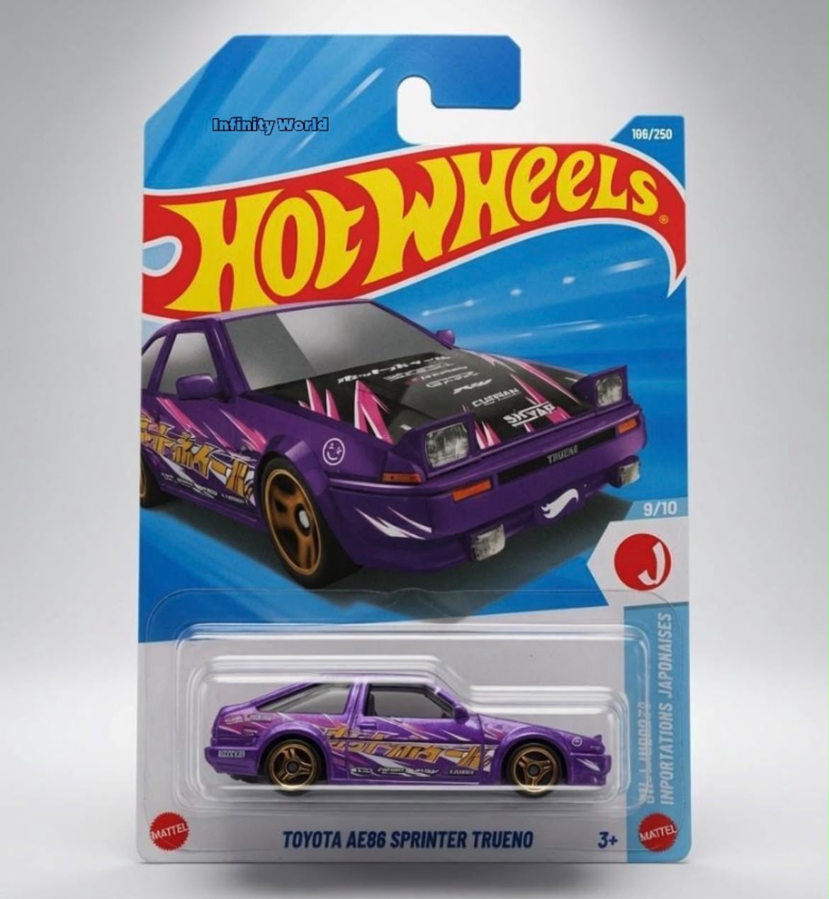 Hotwheels Toyota Ae86 Sprinter Trueno Hw J-imports Importations Jaonaises