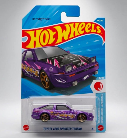 Hotwheels Toyota Ae86 Sprinter Trueno Hw J-imports Importations Japonaises