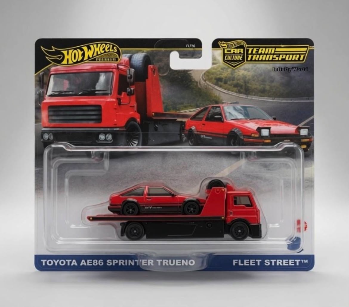 Hotwheels Premium Toyota Ae86 Sprinter Trueno Fleet Street