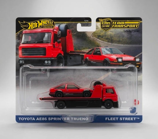 Hotwheels Premium Toyota Ae86 Sprinter Trueno Fleet Street