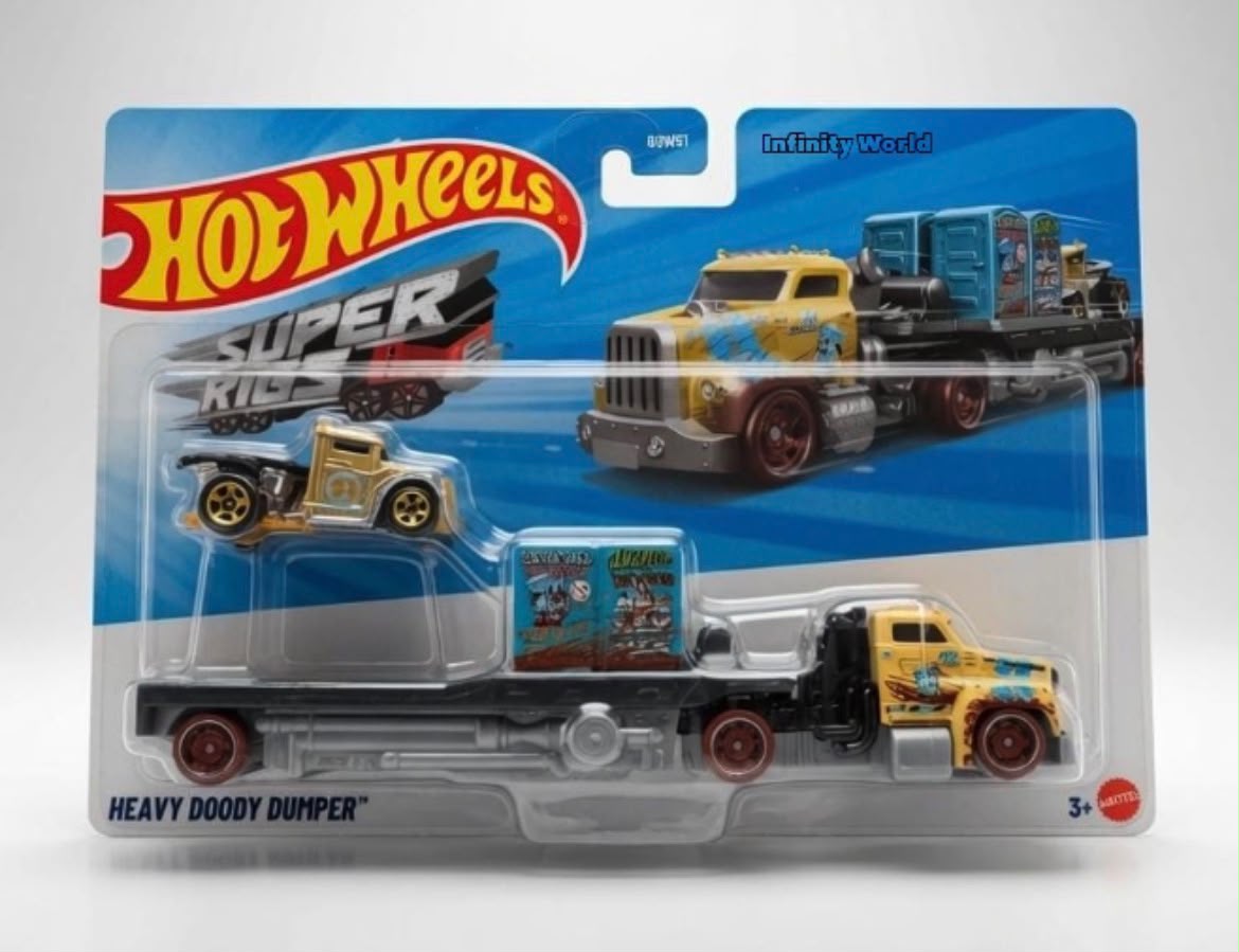 Hotwheeels Super Rigs Heavy Doody Dumper