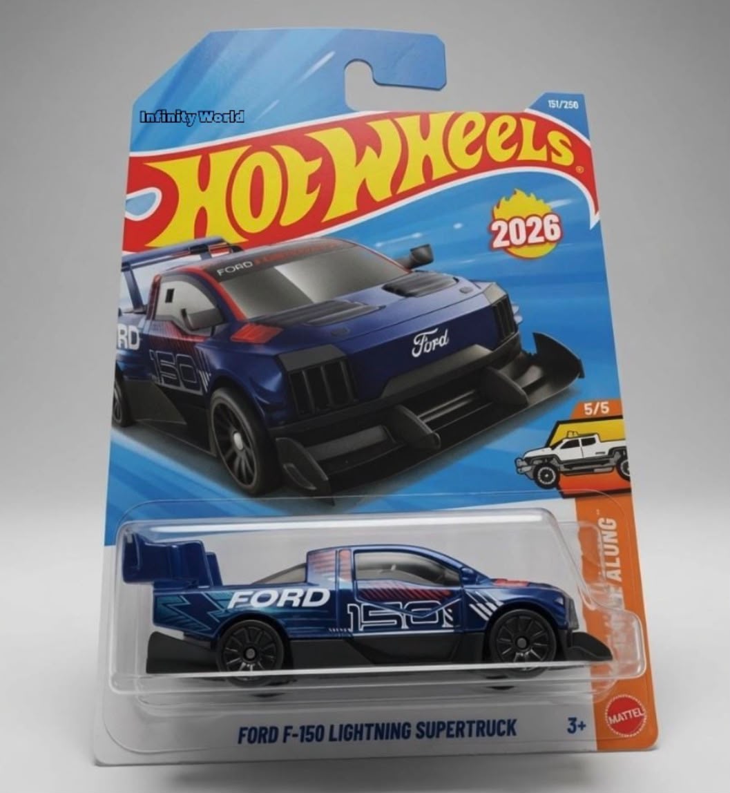 Hotwheels 2026 Ford F-150 Lightning Supertruck Truckin' Along
