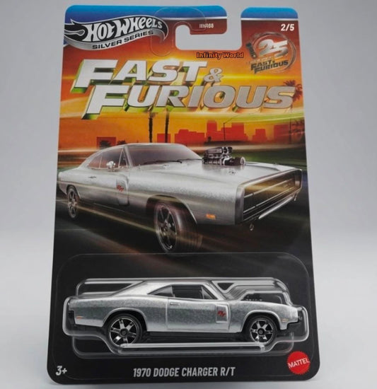 Hotwheels Silver Series Fast & Furious 1970 Dodge Charger R/T
