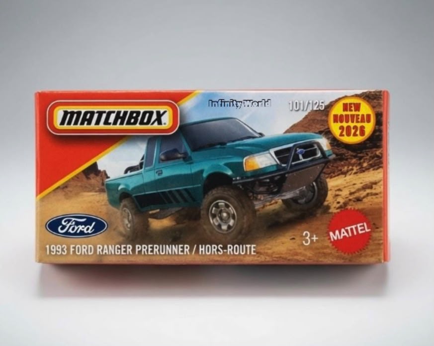 Matchbox 1993 Ford Ranger PreRunnerr/Hors-Route