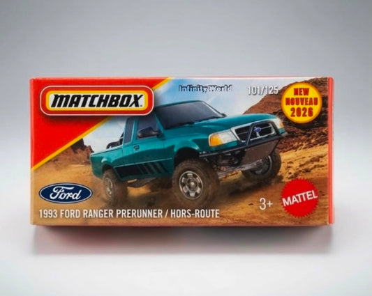 Matchbox 1993 Ford Ranger PreRunnerr/Hors-Route