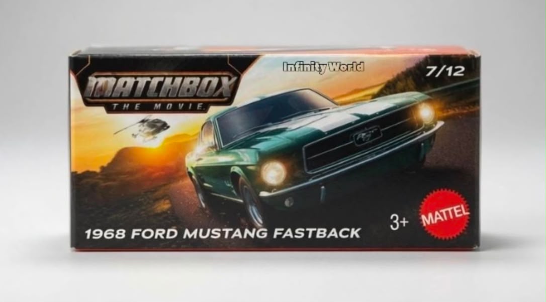 Matchbox The Movie 1968 Ford Mustang Fastback