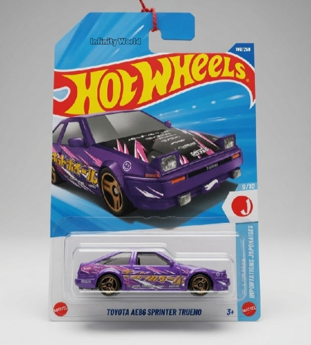 Hotwheels Toyota Ae86 Sprinter Trueno Hw J-Imports Importations Japonaises