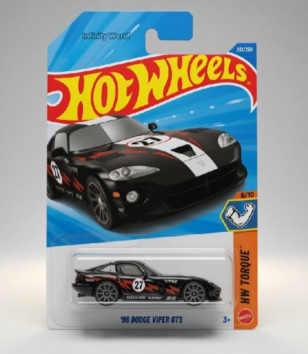 Hotwheels '96Dodge Viper Gts Hw Torque