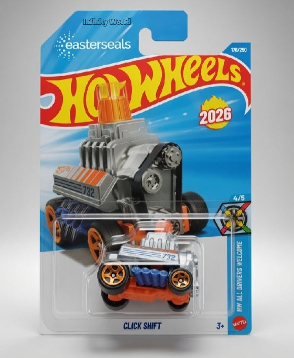 Hotwheels 2026 Click Shift Hw All Drivers Welcome