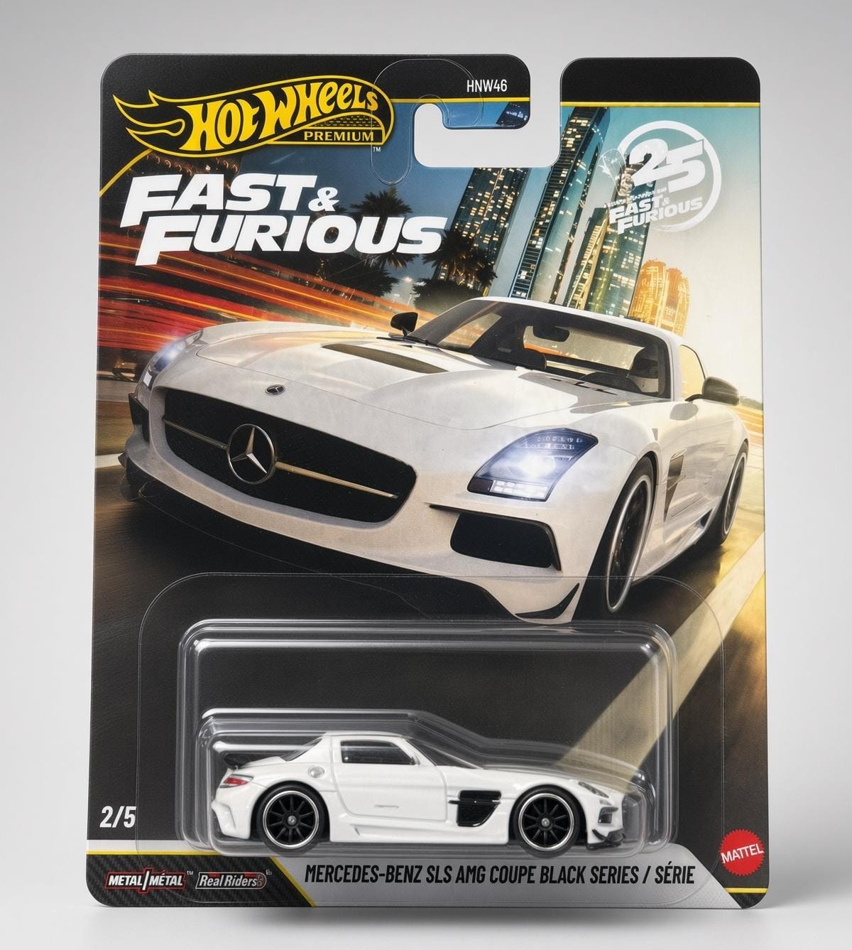 Hotwheels Premium Fast And Furious Mercedes-Benz Sls Amg Coupe Black Series/Serie