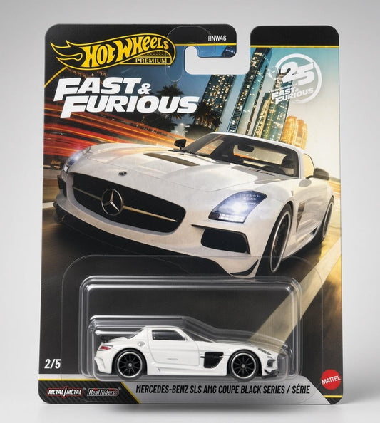 Hotwheels Premium Fast And Furious Mercedes-Benz Sls Amg Coupe Black Series/Serie