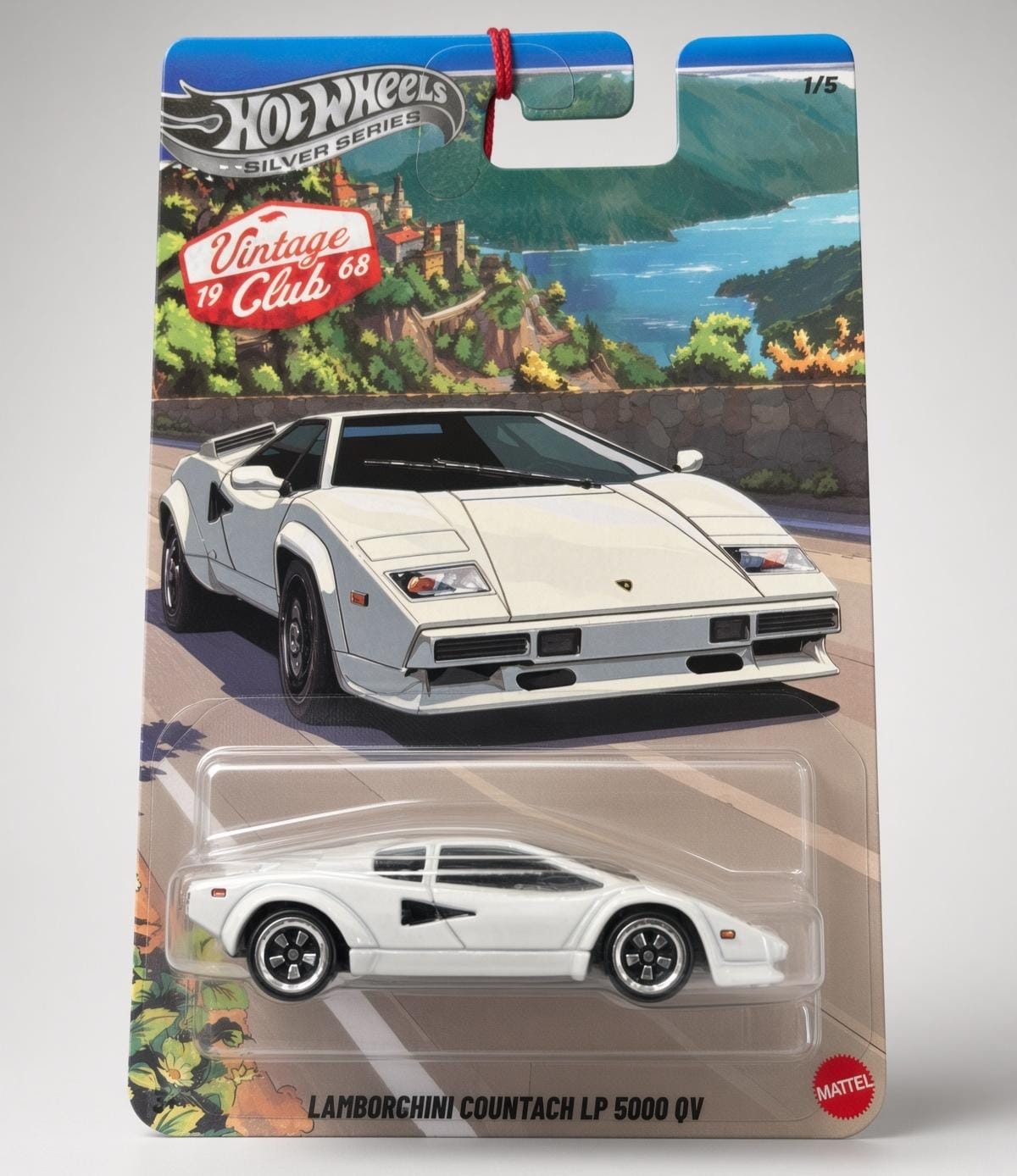 Hotwheels Silver Series Vintage Club Lamborghini Countach LP 5000 Ov