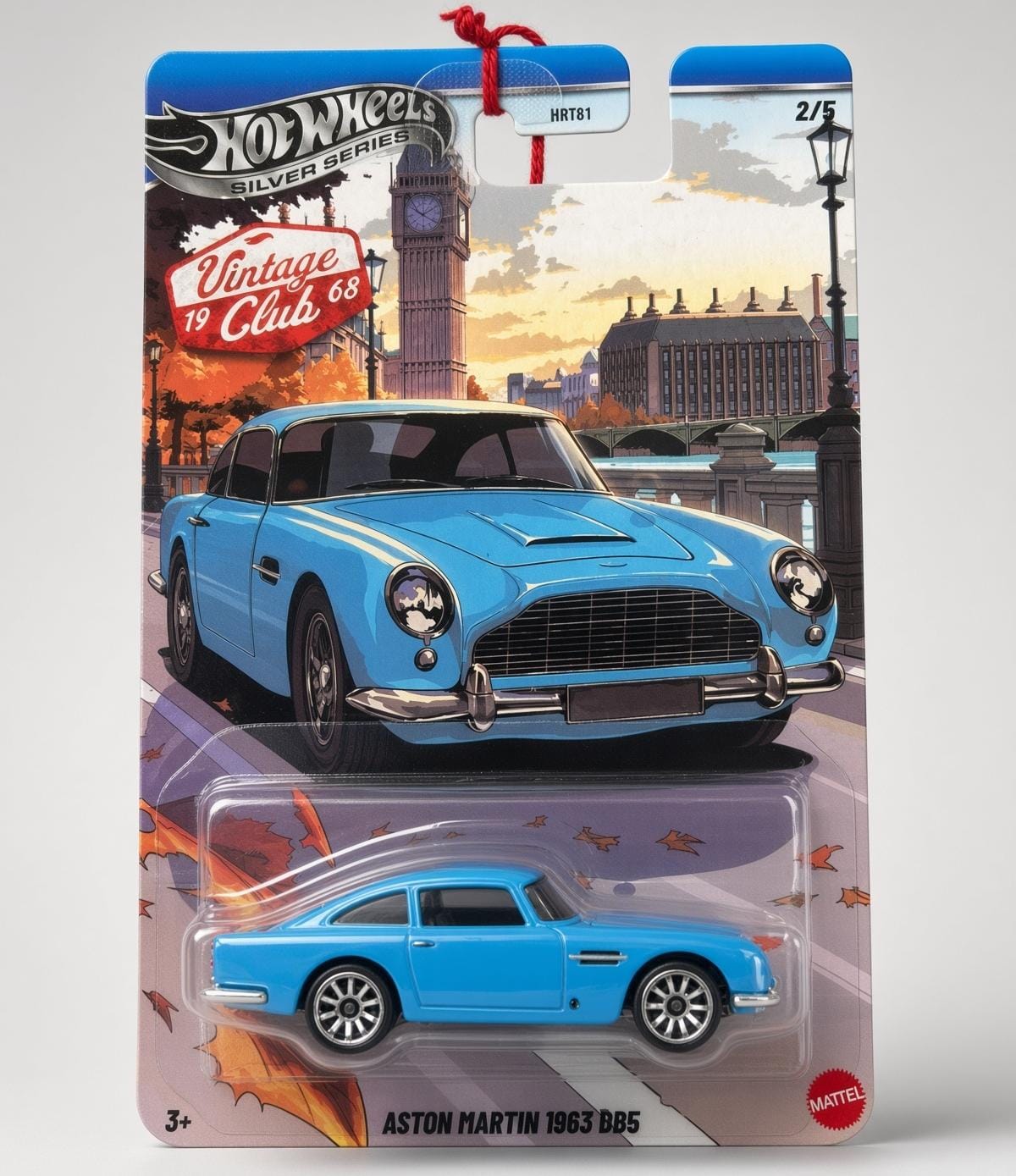 Hotwheels Silver Series Vintage Club Aston mARTIN 1963 Db5