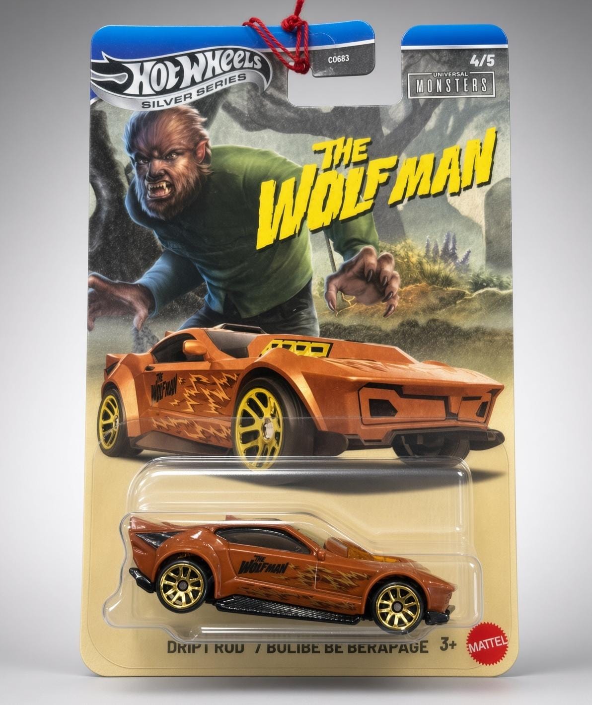 Hotwheels Silver Series The Wolfman Drift Rod / Boldie De Derapage