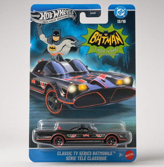 Hotwheels Silver Series Batman Classic Tv Series Batmobile Serie Tele Classique