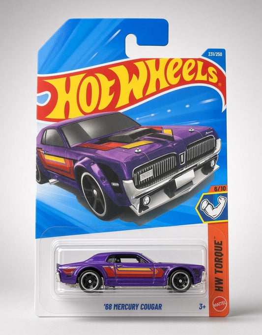 Hotwheels '69 Mercury Cougar Hw Torquee