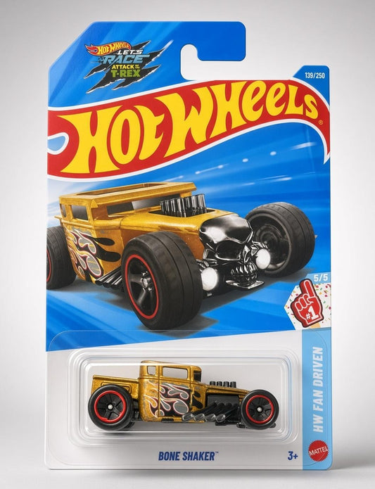 Hotwheels Bone Shaker Hw Fan Driven