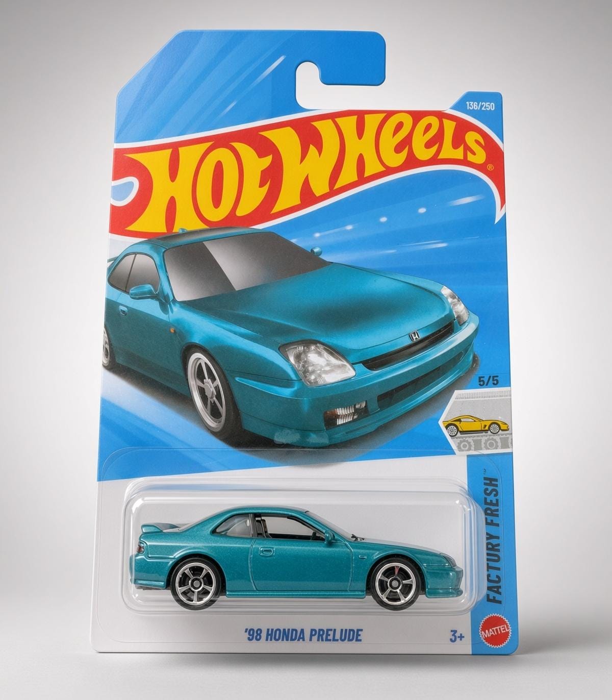 Hotwheels '98 Honda Prelude Factory Fresh