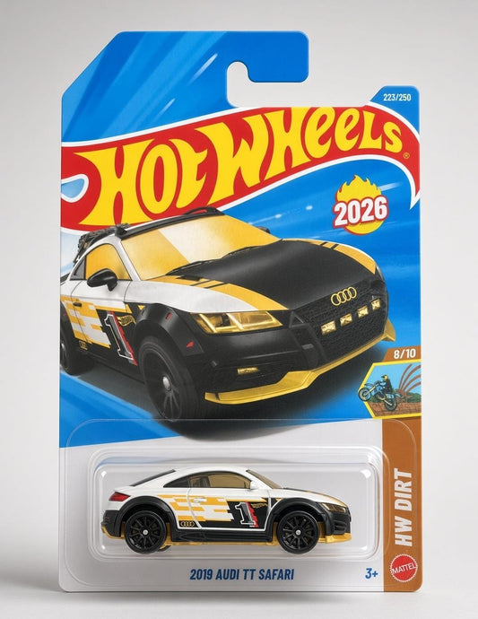 Hotwheels 2019 Audi TT Safari Hw Dirt