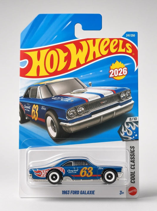 Hotwheels 1963 Ford Galaxie Cool Classics