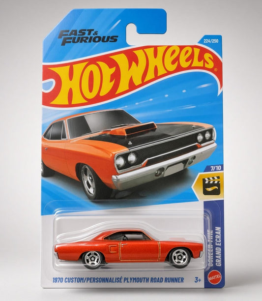 Hotwheels Fast & Furious 1970 Custom / Personnalise Plymouth Rod Runner