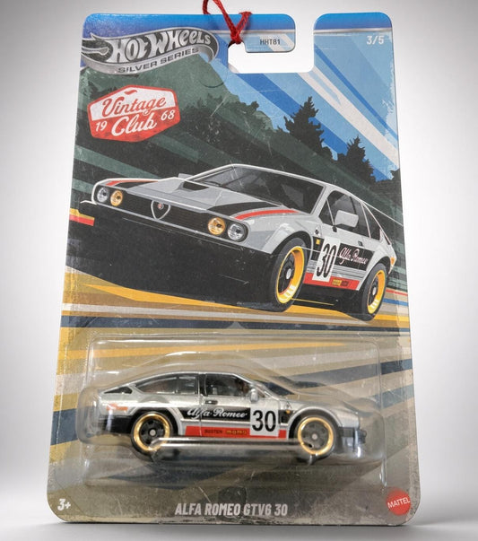 Hotwheels Silver Series Vintage Club Alfa Romeo Gtv6 30