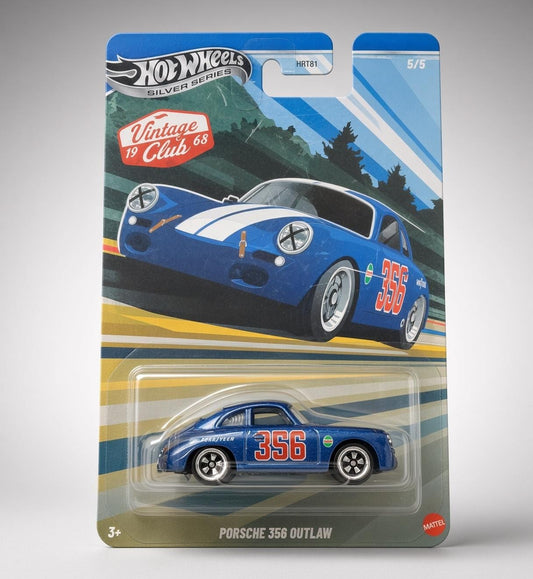 Hotwheels Silver Series Vintage Club Porsche 356 Outlaw