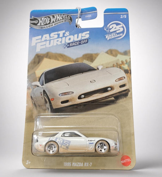 Hotwheels Silver Series Fast & Furious 1995 Mazda Rx-7