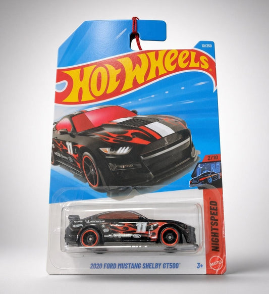 Hotwheels 2020 Ford Mustang Shelby Gt500 Night Speed