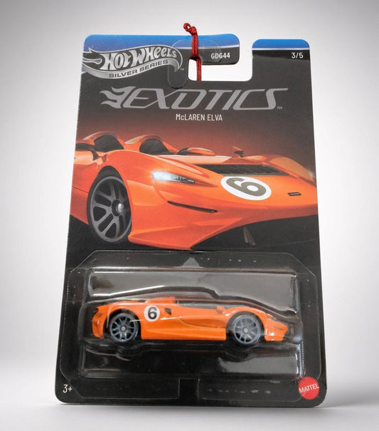 Hotwheels Silver Series Exotics Mclaren Elva