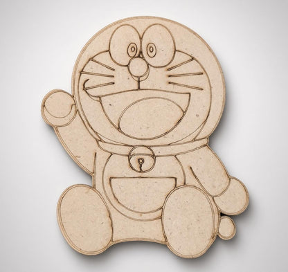 DIY MDF Doraemon Fridge Magnet