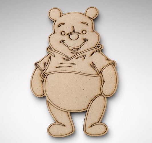 DIY MDF Winnie the Pooh Fridge Magnet Cutout