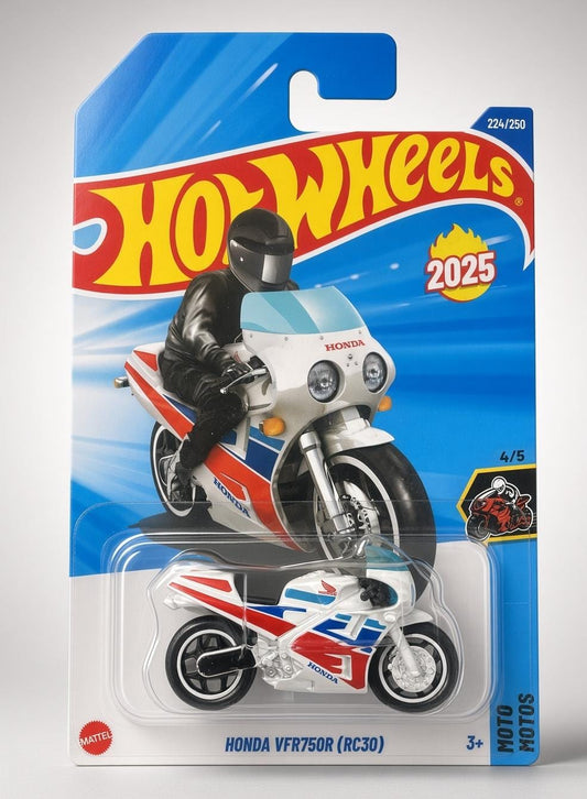 Hotwheels 2025 Honda VFR 750R (RC30) Moto Motos