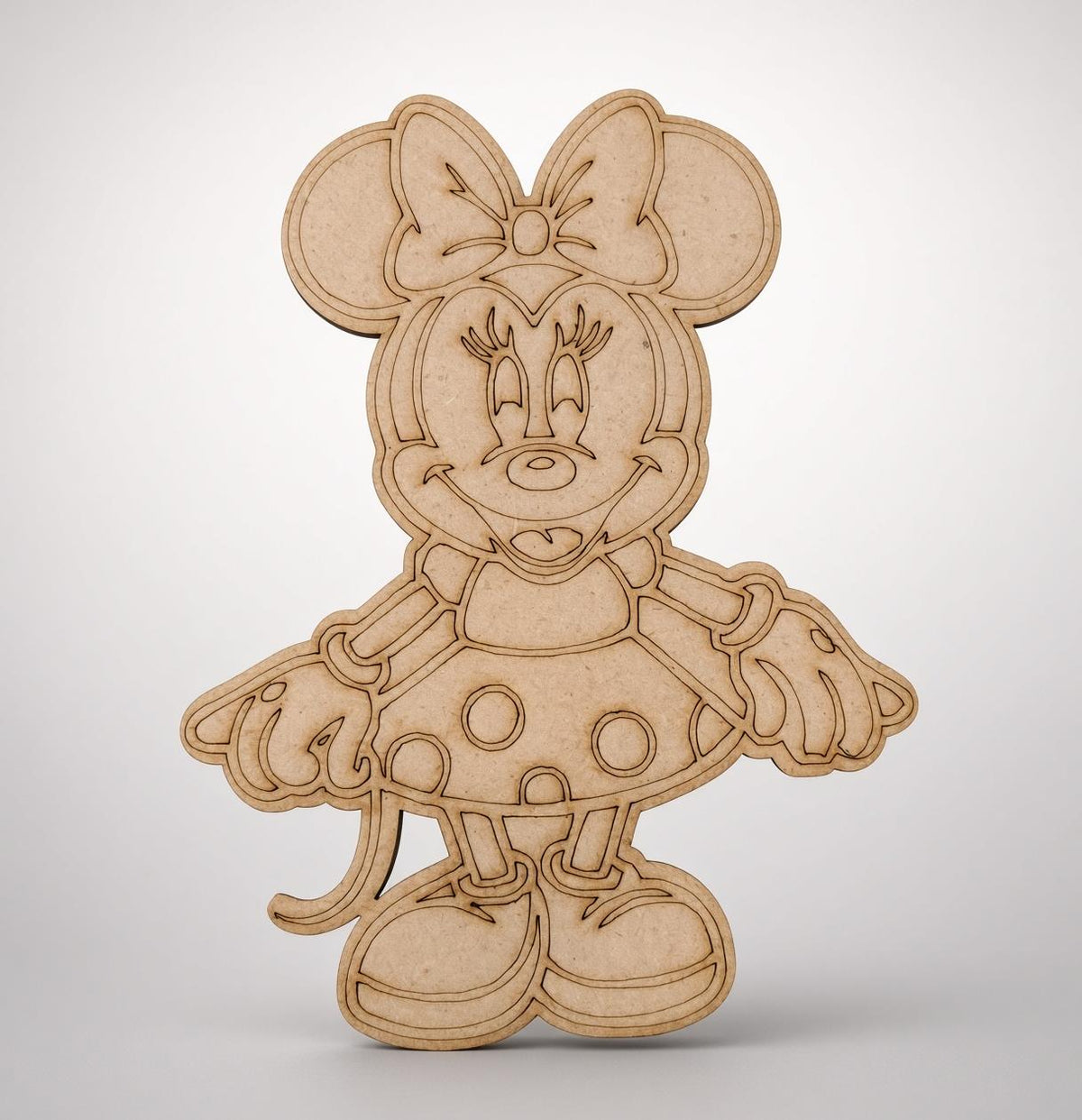 Minnie Mouse MDF Wooden Cutout