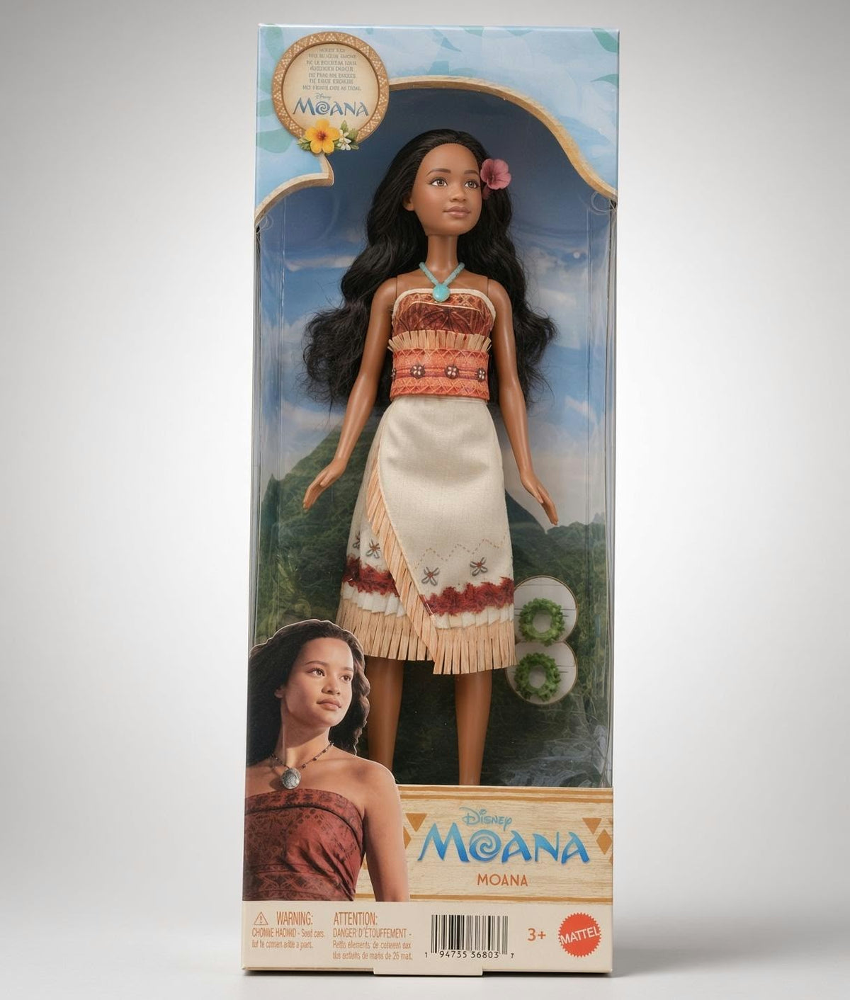 Disney Moana Fashion Doll with Removable Outfit & 5 Accessories