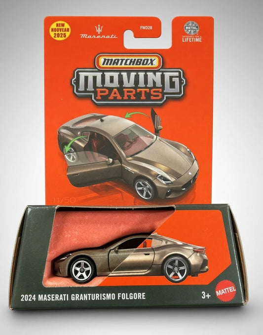 Matchbx Moving Parts 2024 Maserati Granturismo Folgore